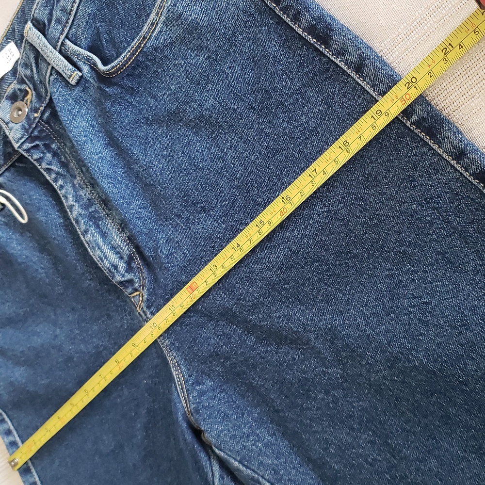 ZARA Trafaluc NEW Jeans Women's 6 Slouchy Ruched Extra Long NWT - Picture 4 of 16